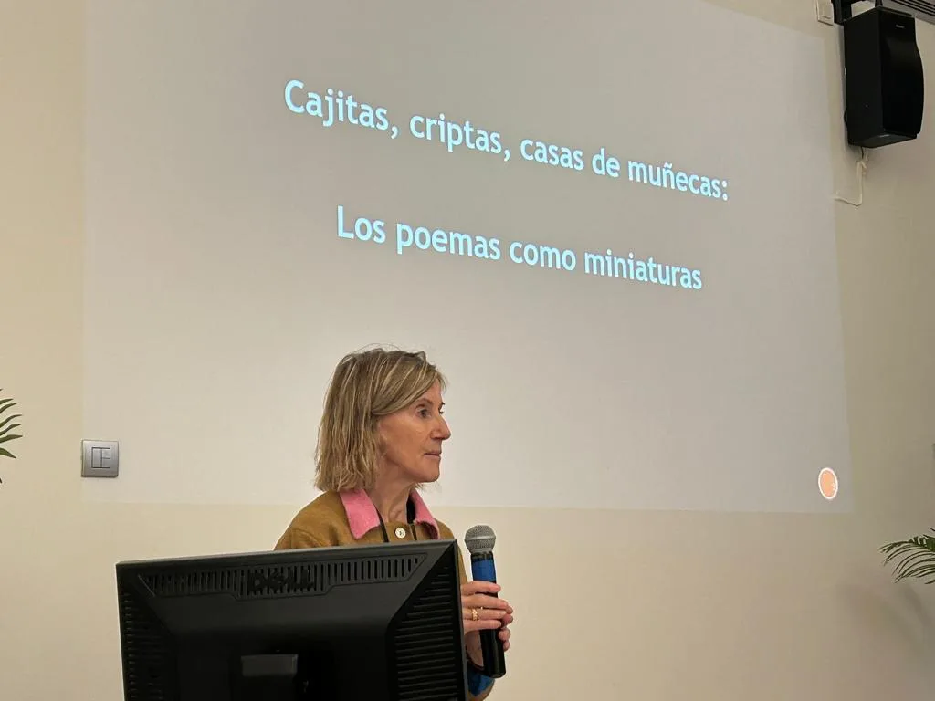 María Negroni en el CCCB, el 22 de enero de 2024. Foto: Catherina Saavedra