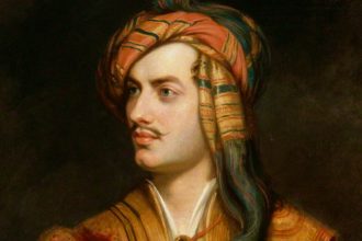Thomas Phillips, Lord Byron in Albanian dress, c. 1835. National Portrait Gallery